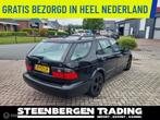 Saab 9-5 Estate 2.0t NETTE AUTO/LEER/APK 3-2026, 4 cilinders, 150 pk, Zwart, Handgeschakeld