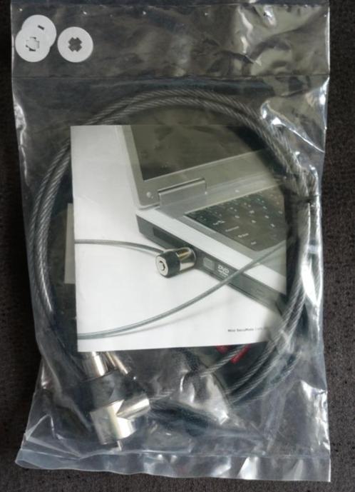 SecuMate nieuw universeel computer/laptopslot met 2 sleutels, Computers en Software, Pc- en Netwerkkabels, Nieuw, Ophalen of Verzenden