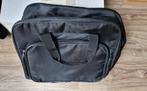 Donkerblauwe soepele reistas sporttas met make-up tasje, 40 tot 60 cm, 20 tot 30 cm, Blauw, Minder dan 35 cm