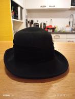 Elegante zwarte hoed, Kleding | Dames, Hoeden en Petten, Hoed, One size fits all, Ophalen of Verzenden, Onbekend