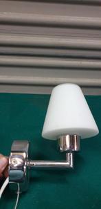 wandlamp wit met chroom, Huis en Inrichting, Lampen | Wandlampen, Ophalen of Verzenden