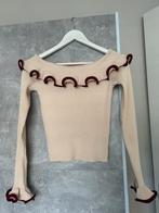 Beige trui s/m (nieuw), Kleding | Dames, Tops, Ophalen of Verzenden, Zo goed als nieuw, Beige, Lange mouw
