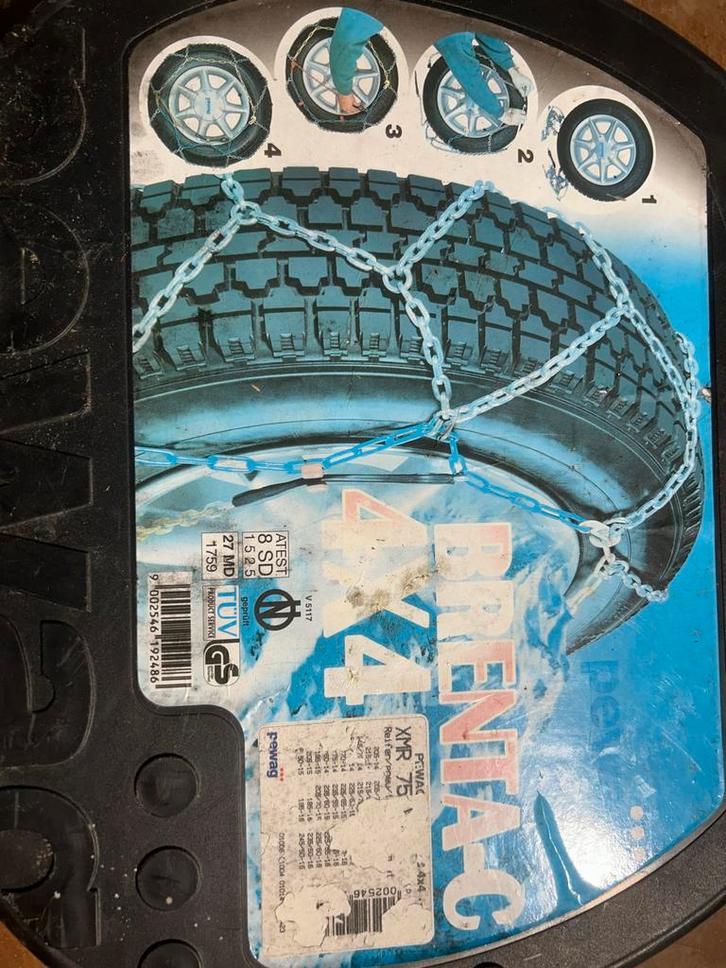 Sneeuwkettingen Pewag Brenta C XMR 75 4x4 voor Fiat Camper, Auto diversen, Sneeuwkettingen, Gebruikt, Ophalen