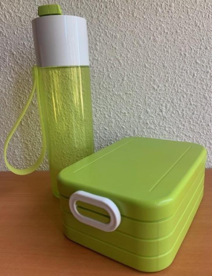 Mepal Rosti voor onderweg: lunch-set in limoengroen, Caravans en Kamperen, Kampeeraccessoires, Zo goed als nieuw, Ophalen of Verzenden