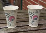 Twee Art Deco drinkbekers Mosa, Ophalen