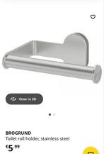 2x IKEA BROGRUND Toiletrolhouder Nieuw in Verpakking, Ophalen of Verzenden, Nieuw, Zwart, Overige typen