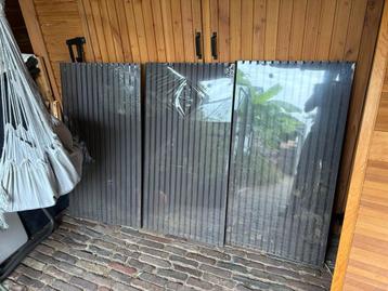 Akoestische MDF pannelen antraciet wand bekleding decoratie beschikbaar voor biedingen