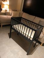 Co sleeper zwart hout met matras, Kinderen en Baby's, Babywiegjes en Ledikanten, Ophalen of Verzenden, Zo goed als nieuw, Wieg