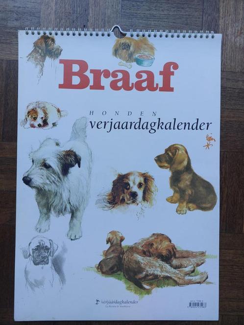 Verjaardagskalender Braaf Rien Poortvliet. Ongebruikt., Diversen, Kalenders, Nieuw, Maandkalender, Ophalen
