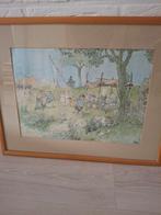 Reproductie Jan Sanders. Vissen '81, Antiek en Kunst, Ophalen