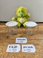 * Tupperware koffie / thee bekers met deksel, Huis en Inrichting, Keuken | Tupperware, Ophalen of Verzenden, Gebruikt, Wit, Beker of Kan