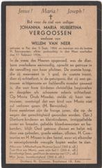 Johanna Maria Vergoossen 1856 Peij + 1936 Pey, 79 jaar oud, Verzamelen, Verzenden