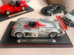 Modelauto 1:18 Audi R8 Le Mans-Sieger 2000, Maisto, Hobby en Vrije tijd, Modelauto's | 1:18, Ophalen, Zo goed als nieuw, Maisto