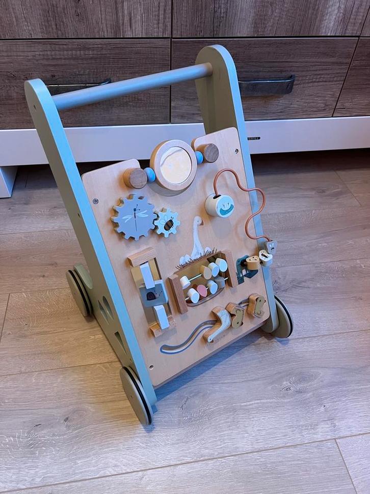 037 - Little Dutch Babywalker - Little Goose / IZGS, Kinderen en Baby's, Speelgoed | Houten speelgoed, Zo goed als nieuw, Rij- of Hobbelspeelgoed