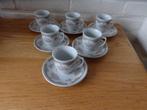 6 kleine chinese kop en schotels mokka kopjes, Antiek en Kunst, Ophalen of Verzenden
