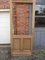 231hx97brx4d antieke geloogd hoge brede eiken paneeldeur, Antiek en Kunst, Ophalen