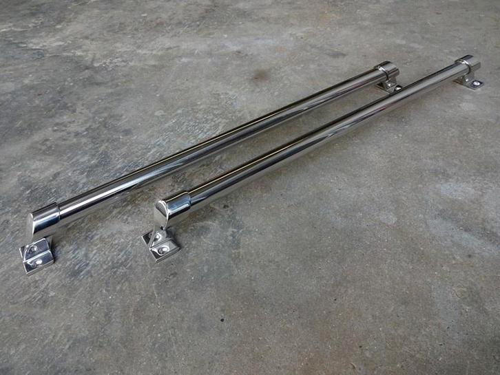 RVS railing, dakrailing, handgreep, diverse lengtes, Watersport en Boten, Accessoires en Onderhoud, Nieuw, Overige typen, Ophalen