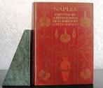 Naples Painted by A Fitzgerald 1904 Art Nouveau Napels, Antiek en Kunst, Ophalen of Verzenden