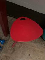 Rood tafeltje in hoogte verstelbaar, Minder dan 55 cm, Zo goed als nieuw, Overige vormen, Ophalen