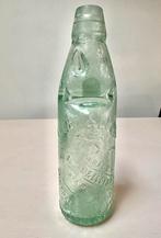 Allen & Lloyd glass codd-neck bottle 1890s from UK, Antiek en Kunst, Antiek | Glas en Kristal, Ophalen of Verzenden