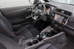 Nissan LEAF N-Connecta 40 kWh | 12 maanden garantie / SOH 91, Stof, Gebruikt, Zwart, 109 min
