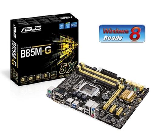 Asus B85M-G socket 1150, Computers en Software, Moederborden, Gebruikt, DDR3, Verzenden