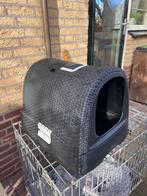 Zwarte kattenbak van Curver gratis af te halen, Dieren en Toebehoren, Kattenbakken, Ophalen, Gebruikt, Gesloten