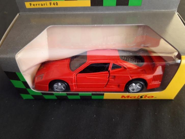 Ferrari F40 - metalen modelauto met pull back mechanisme, Hobby en Vrije tijd, Modelauto's | 1:43, Nieuw, Auto, Overige merken