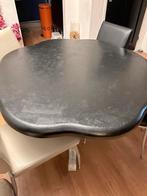 Zware  eettafel met vier stoelen, Huis en Inrichting, Tafels | Salontafels, Ophalen, Gebruikt, Eikenhout, Overige vormen