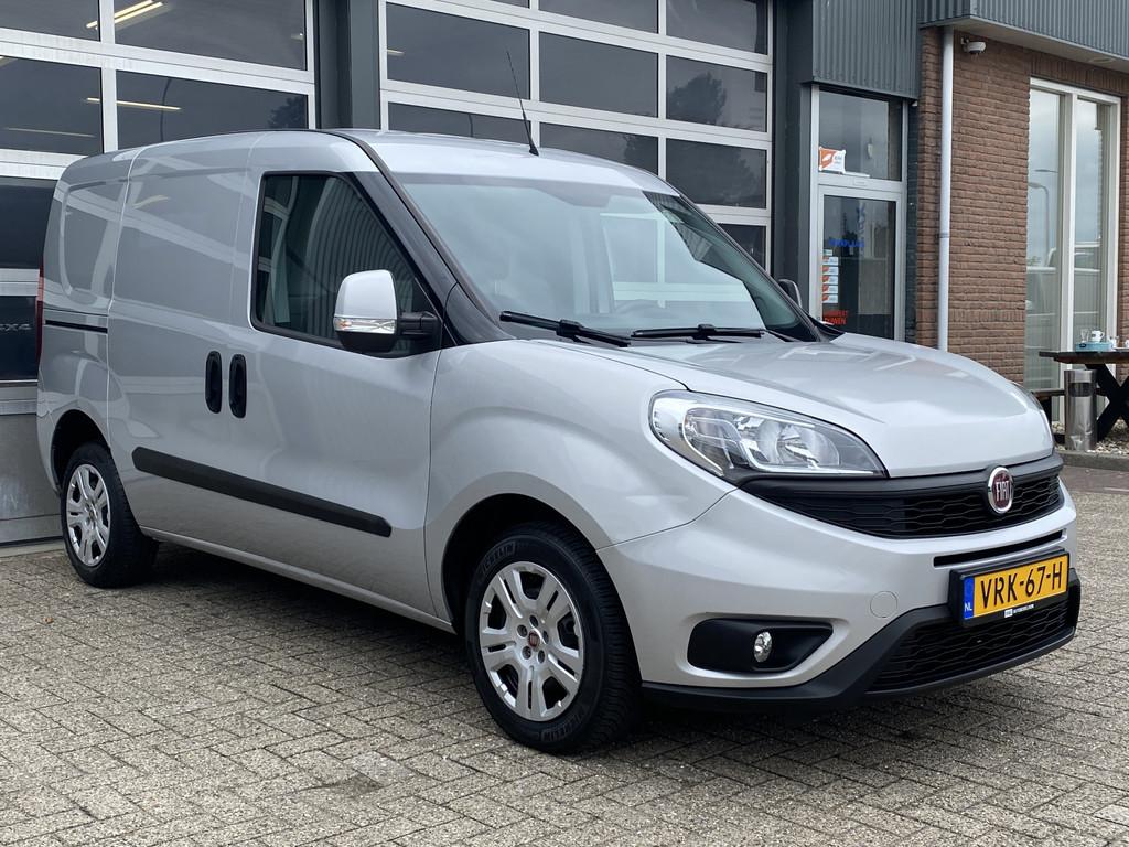 Fiat Doblò Cargo 1.3 MJ L1H1 SX Btw en Bpm vrij Airco Cruis, Voorwielaandrijving, Euro 5, Stof, Gebruikt