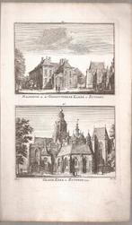 Raadhuis & Gedeputeerde Kamer en Groote Kerk Zutphen 1744, Antiek en Kunst, Ophalen of Verzenden