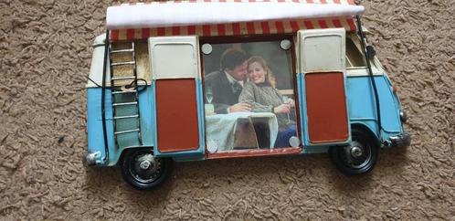Volkswagen vw bus metaal fotolijst metaal blauw nieuw, Huis en Inrichting, Woonaccessoires | Wanddecoraties, Nieuw, Ophalen of Verzenden