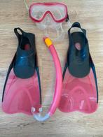 Decathlon snorkelset roze, Duikbril of Snorkel, Ophalen of Verzenden, Zo goed als nieuw