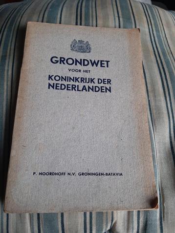 grondwet nederlandse uitgave 1938 beschikbaar voor biedingen