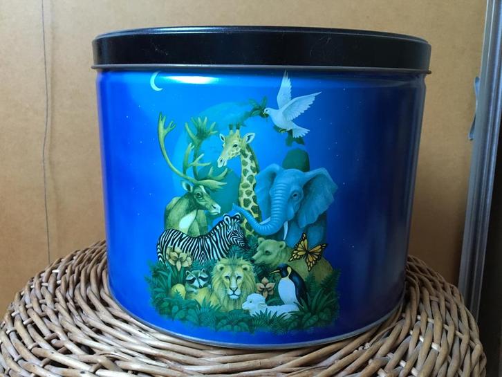 Dierentrommel & oud kerstlichtje., Diversen, Kerst, Ophalen of Verzenden