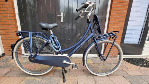 Cortina meisjesfiets denim blue, Fietsen en Brommers, Fietsen | Meisjes, Gebruikt, 26 inch of meer, Handrem, Versnellingen, Ophalen