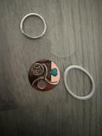 Zilveren mi moneda munt maken, Sieraden, Tassen en Uiterlijk, Kettinghangers, Ophalen of Verzenden, Zo goed als nieuw, Zilver