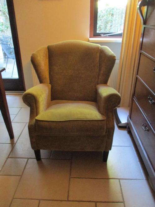 Oorfauteuil 2 stuks, Huis en Inrichting, Fauteuils, Gebruikt, Stof, 50 tot 75 cm, Minder dan 75 cm, Verzenden