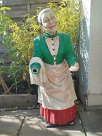Vintage Oma Beeld - Gips - Keuken/Tuin, Ophalen of Verzenden
