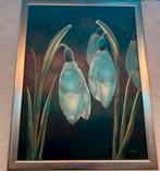 Schilderij kunstenares Cisca op doek leuke voorstelling, Antiek en Kunst, Kunst | Schilderijen | Modern, Ophalen of Verzenden