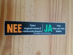 sticker NEE - JA, Ophalen of Verzenden, Zo goed als nieuw, Overige typen