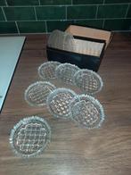 Vintage onderzetters "wafel", Ophalen of Verzenden, Gebruikt, Glas of Kopje
