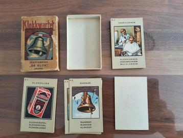 Klokkwartet zeepfabriek de Klok Heerde 1935 Vintage . beschikbaar voor biedingen