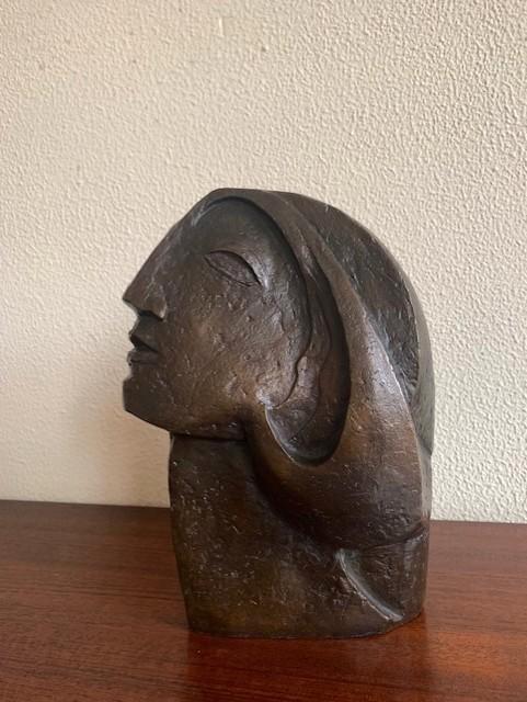 Bronzen Beeld Pablo Picasso Buste Vrouw Gesigneerd Nummer, Antiek en Kunst, Kunst | Beelden en Houtsnijwerken, Ophalen of Verzenden