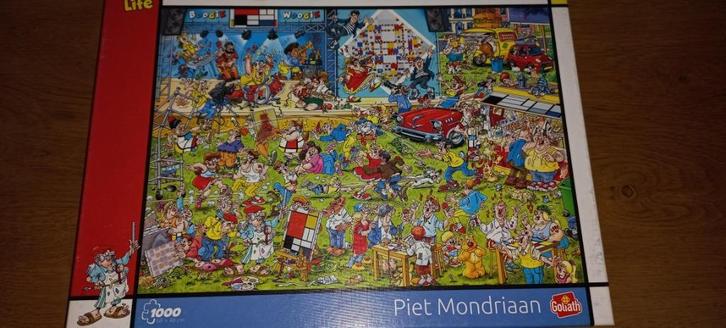 Puzzel van That's live Piet Mondriaan, 1000 stukjes, Hobby en Vrije tijd, Denksport en Puzzels, Zo goed als nieuw, 500 t/m 1500 stukjes
