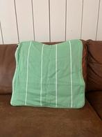 HEMA Kussensloop Groen Wit Gestreept 50x50 Nieuw, Ophalen of Verzenden, Nieuw, Groen, Vierkant