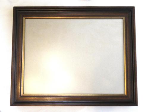 Houten schilderijlijst met ontspiegeld glas 70 x 56 (cm)., Huis en Inrichting, Woonaccessoires | Lijsten, Hout, Ophalen