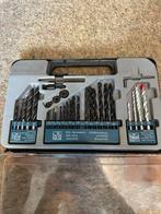 Borenset Hout, Metaal, Steen - Compleet, Doe-het-zelf en Verbouw, Gereedschap | Handgereedschap, Ophalen of Verzenden, Gebruikt