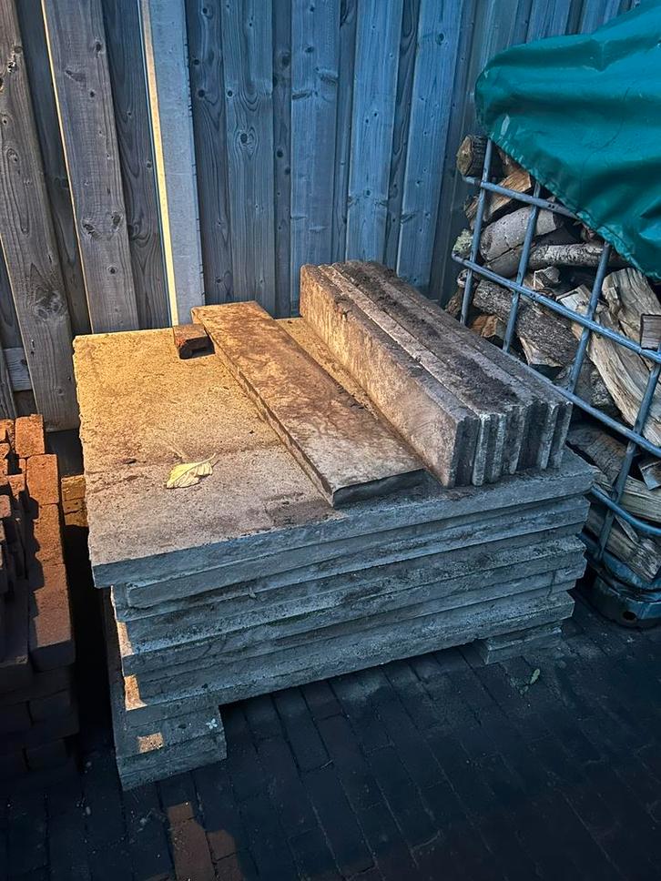 Schellevis Oud Hollandse Tegel 100x100 Grijs, Tuin en Terras, Terrasdelen en Vlonders, Nieuw, Overige materialen, Ophalen