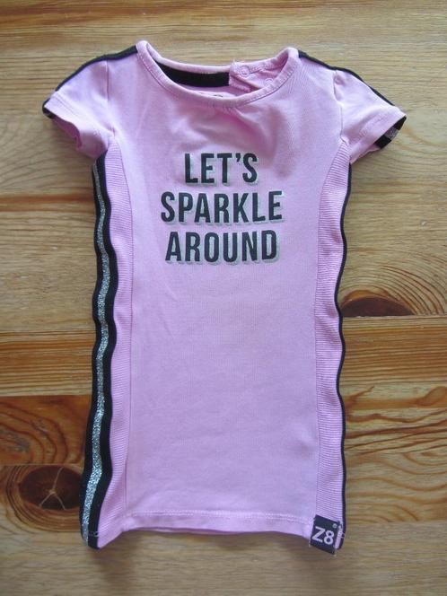 Roze/zwart zomerjurkje Z8 maat 68, Kinderen en Baby's, Babykleding | Maat 68, Zo goed als nieuw, Meisje, Jurkje of Rokje, Ophalen of Verzenden